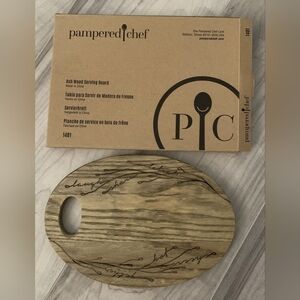*3 FOR $30* Pampered Chef Ash Wood Serving Board